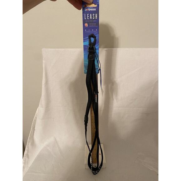 Dogness Black Reflective Leash Size XS/S Extra Small-Small Dog Pet New - Picture 2 of 5